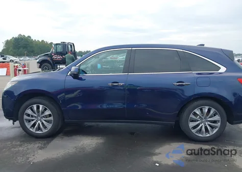 2014 Acura Mdx Technology Package from USA, damaged, VIN 5FRYD3H41EB005649
